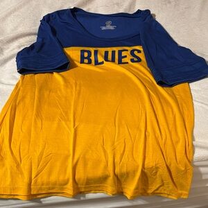 Blue and Yellow Kids Shirt